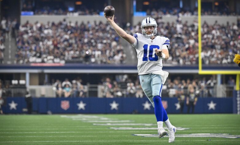 Jerry Jones praises Cooper Rush after he leads the Dallas Cowboys to their third straight win.