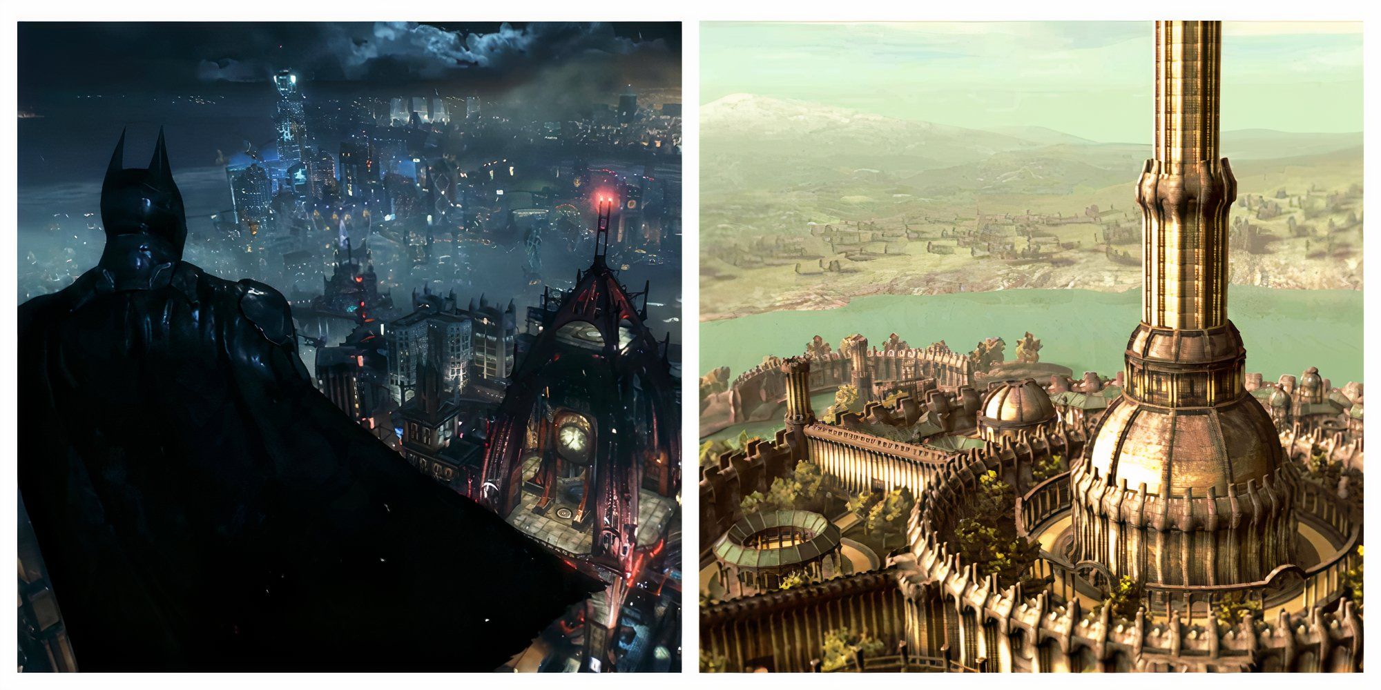 Las ciudades más icónicas de los juegos de mundo abierto Batman Arkham Asilo Oblivion Ciudad Imperial